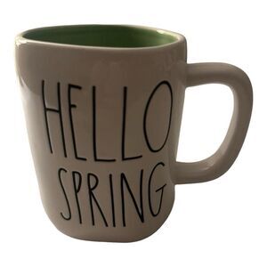 Rae Dunn Hello Spring Coffee Mug - Large Letter‎ Farmhouse Decor